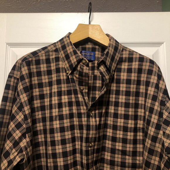 Pendleton men's 100% pure virgin wool casual shirt size: XL - Picture 2 of 4